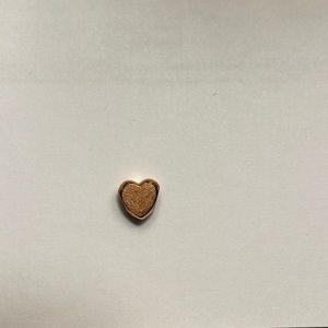 Rose Gold Heart Pandora Charm